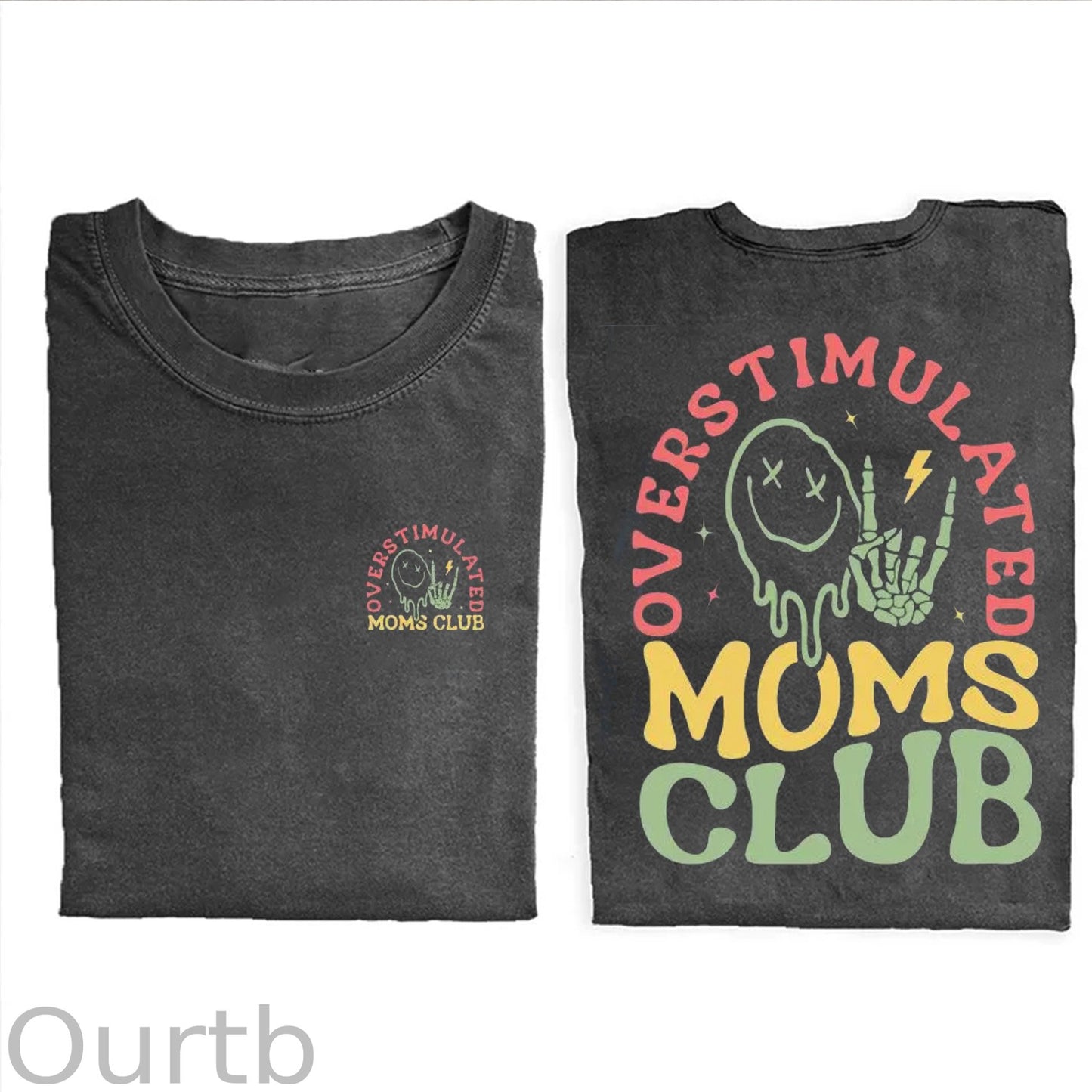 Overstimulated Moms Club Comfort Colors T-shirt
