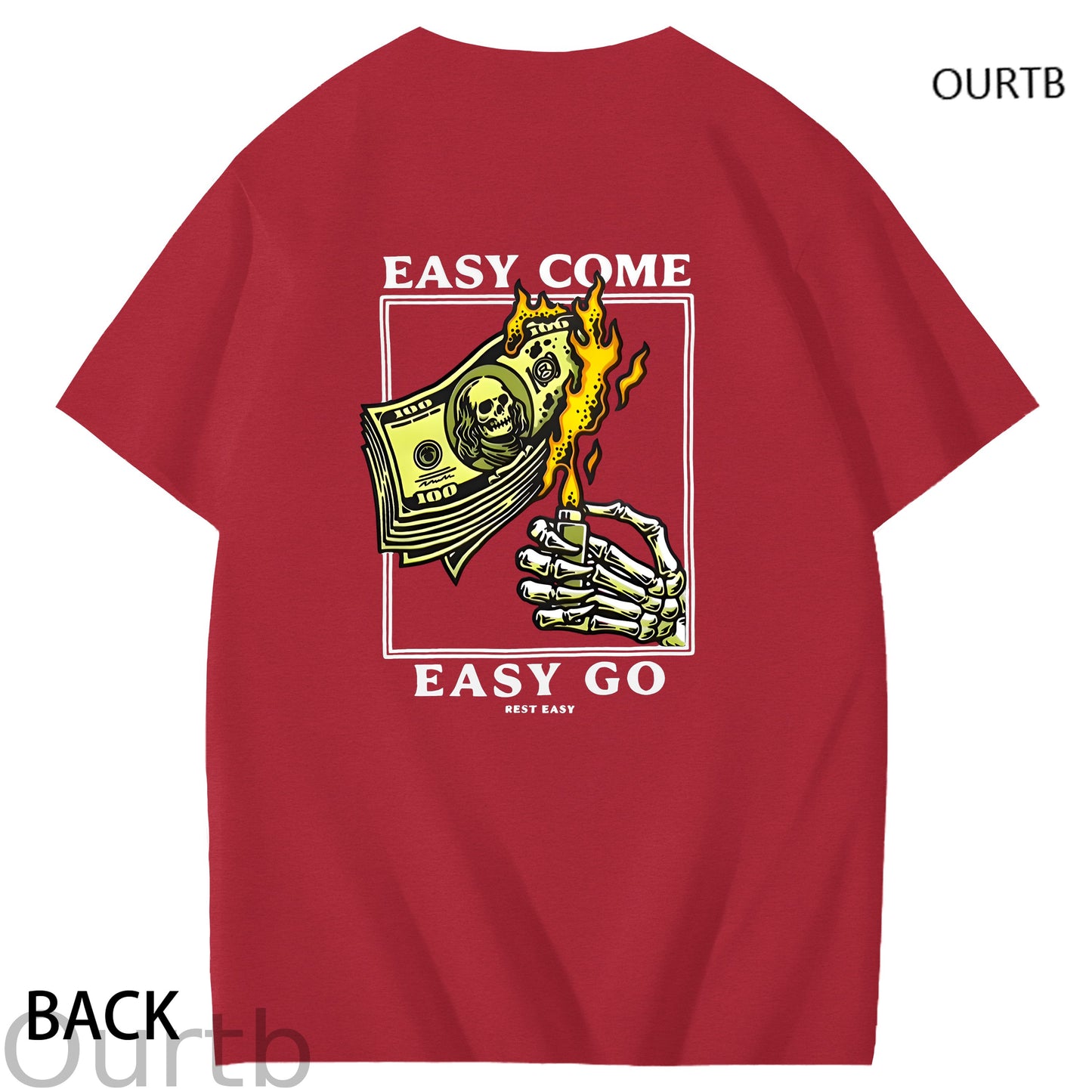 Easy Come Easy Go Art Pattern Print T-Shirt