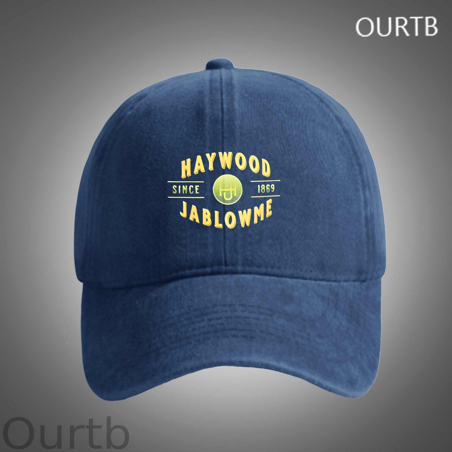 Haywood Jablowme Since 1869 Timber Co Funny Art Print Unisex Distressed Cotton Washed Art Print Hat