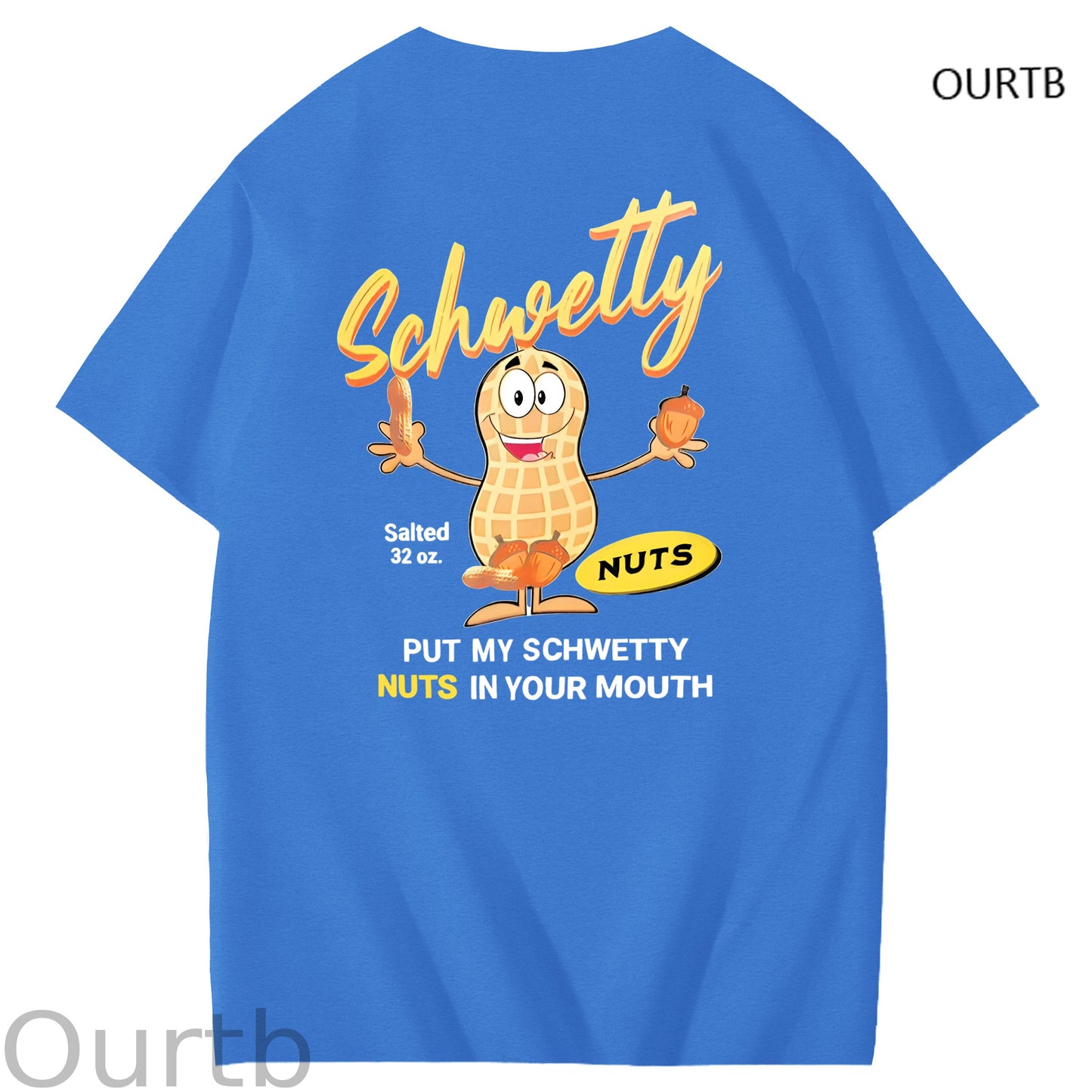 Schwetty Put My Schwetty Nuts In Your Mouth Art Pattern Print T-Shirt
