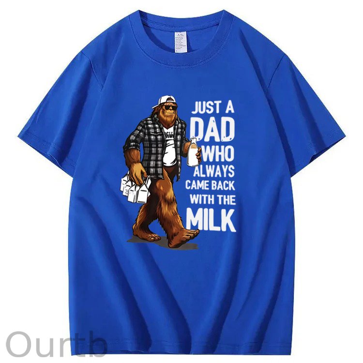 Just A Dad Who Always Came Back With The Milk T-Shirt
