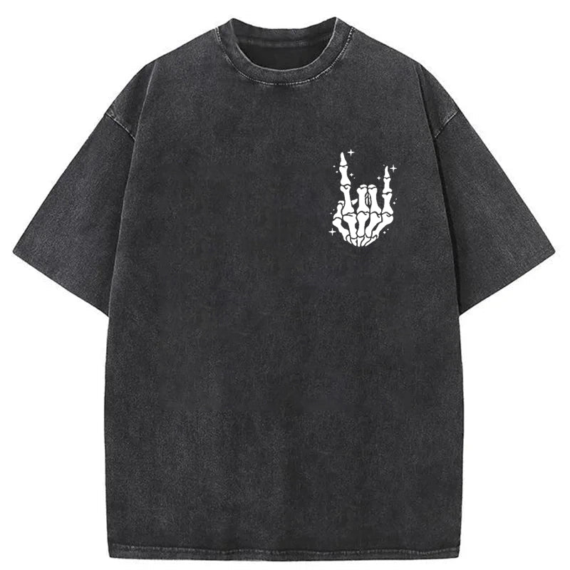 Just A Dad Who Always Came Back With The Milk Washed T-Shirt