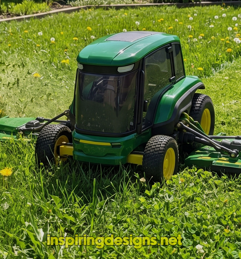 Mini Tractor-Style Robotic Mower