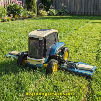 Mini Tractor-Style Robotic Mower