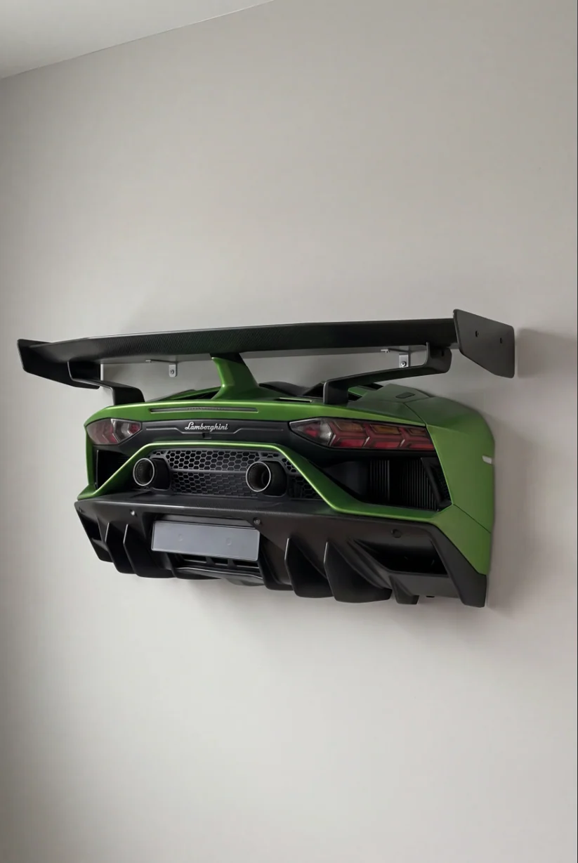 Wall-Mounted Car Display Rack