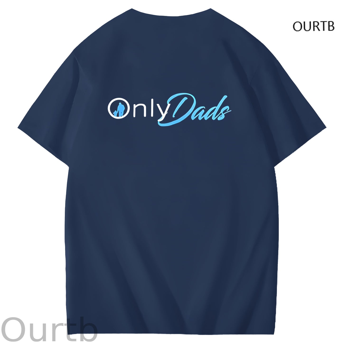 Only Dads Art Pattern Print T-Shirt