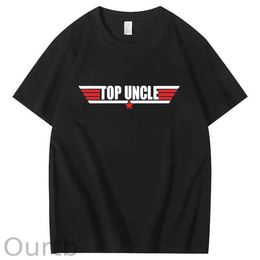 Top Uncle Art Pattern Print T-Shirt