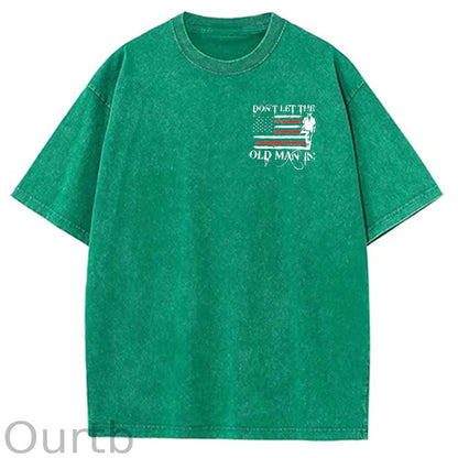 Don't Let The Old Man In Pattern Crew Neck T-Shirt