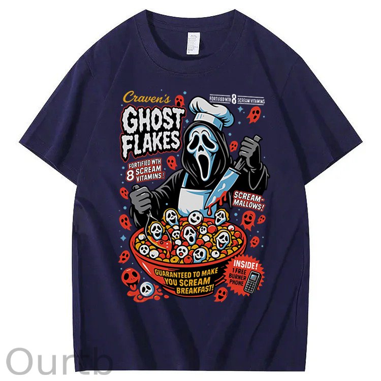 Halloween Horror Cereal 100% Cotton T-Shirt