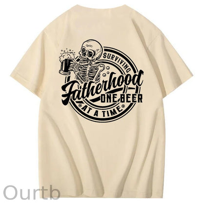 Surviving Fatherhood One Beer At A Time T-Shirt