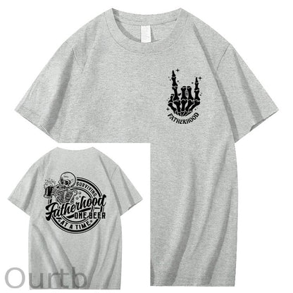 Surviving Fatherhood One Beer At A Time T-Shirt