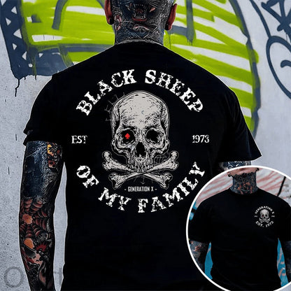 Generation X 2 Side T-shirt, Black Sheep Of My Family Shirt, Unisex Hoodie, Custom Year Of Birth Sweatshirt