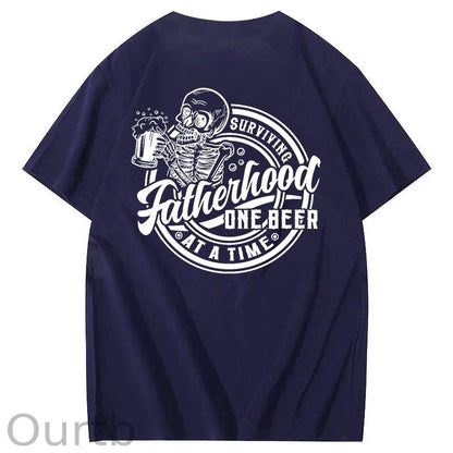 Surviving Fatherhood One Beer At A Time T-Shirt