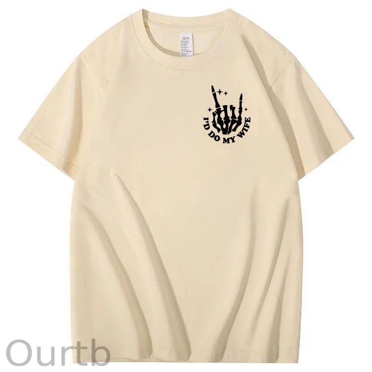 Today I Don't Feel Like Doing Anything Except My Wife Funny  Pattern 100&Cotton Print T-Shirt
