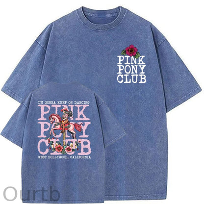 I'm Gonna Keep On Dacing Washed Cotton T-Shirt