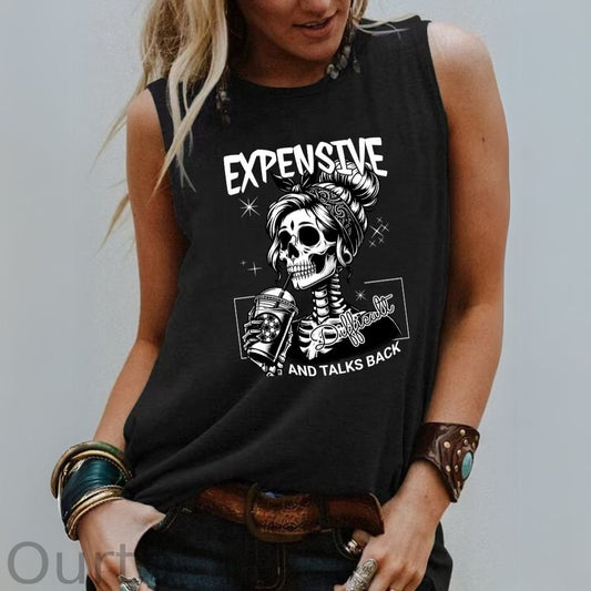 Expensive Gen X Women's Sleeveless T-Shirt, Tank Top
