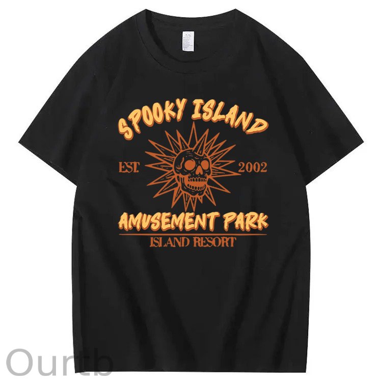 Spooky Island Halloween 100% Cotton T-Shirt