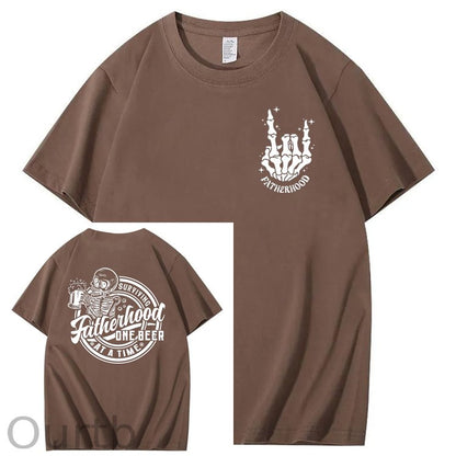 Surviving Fatherhood One Beer At A Time T-Shirt
