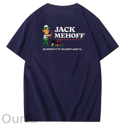 We Whack It So You Don't Have To  Pattern  Print 100%Cotton T-Shirt
