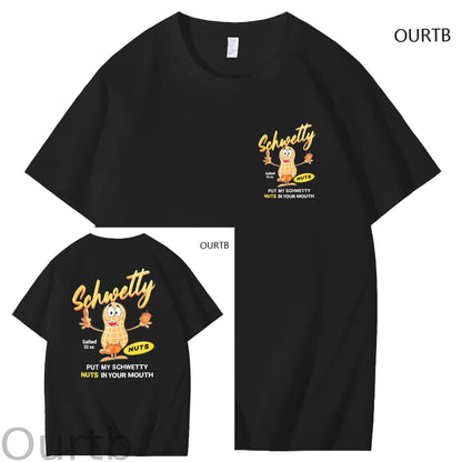 Schwetty Put My Schwetty Nuts In Your Mouth Art Pattern Print T-Shirt