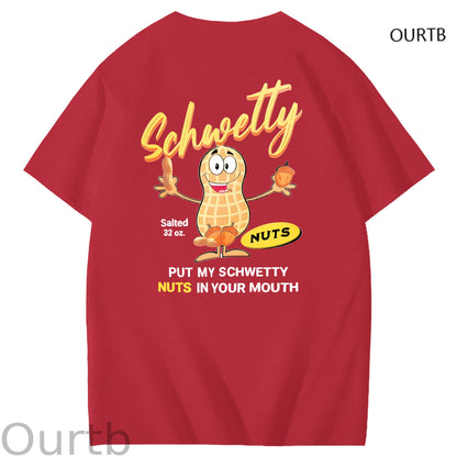 Schwetty Put My Schwetty Nuts In Your Mouth Art Pattern Print T-Shirt