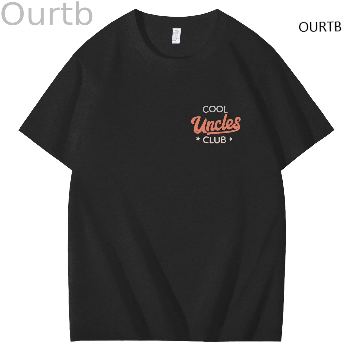 Uncle The Man The Myth The Bad Influence Cool Uncle Club Art Pattern Print T-Shirt