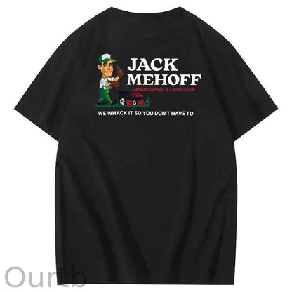 We Whack It So You Don't Have To  Pattern  Print 100%Cotton T-Shirt