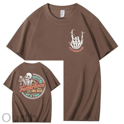 Surviving Fatherhood One Beer At A Time T-Shirt