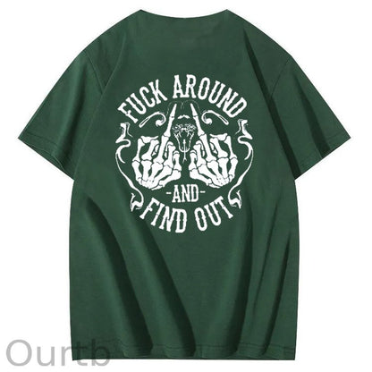 100%Gen X Pattern Print Crew Neck T-Shirt