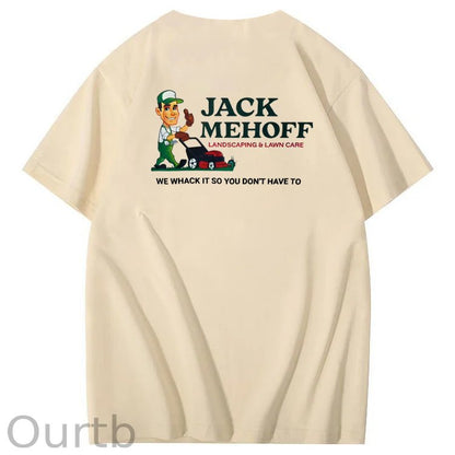 We Whack It So You Don't Have To  Pattern  Print 100%Cotton T-Shirt