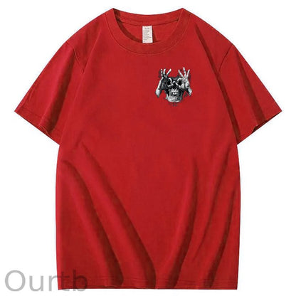 The Blacksheep Of  The Family Pattern Print 100%Cotton T-Shirt