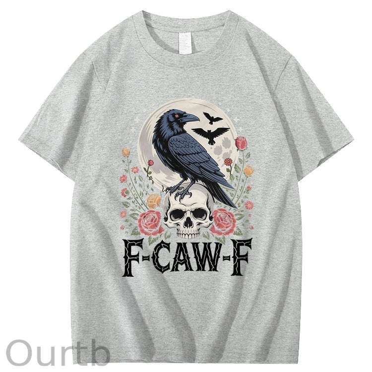 F-Caw-F Crow 100% Cotton T-Shirt