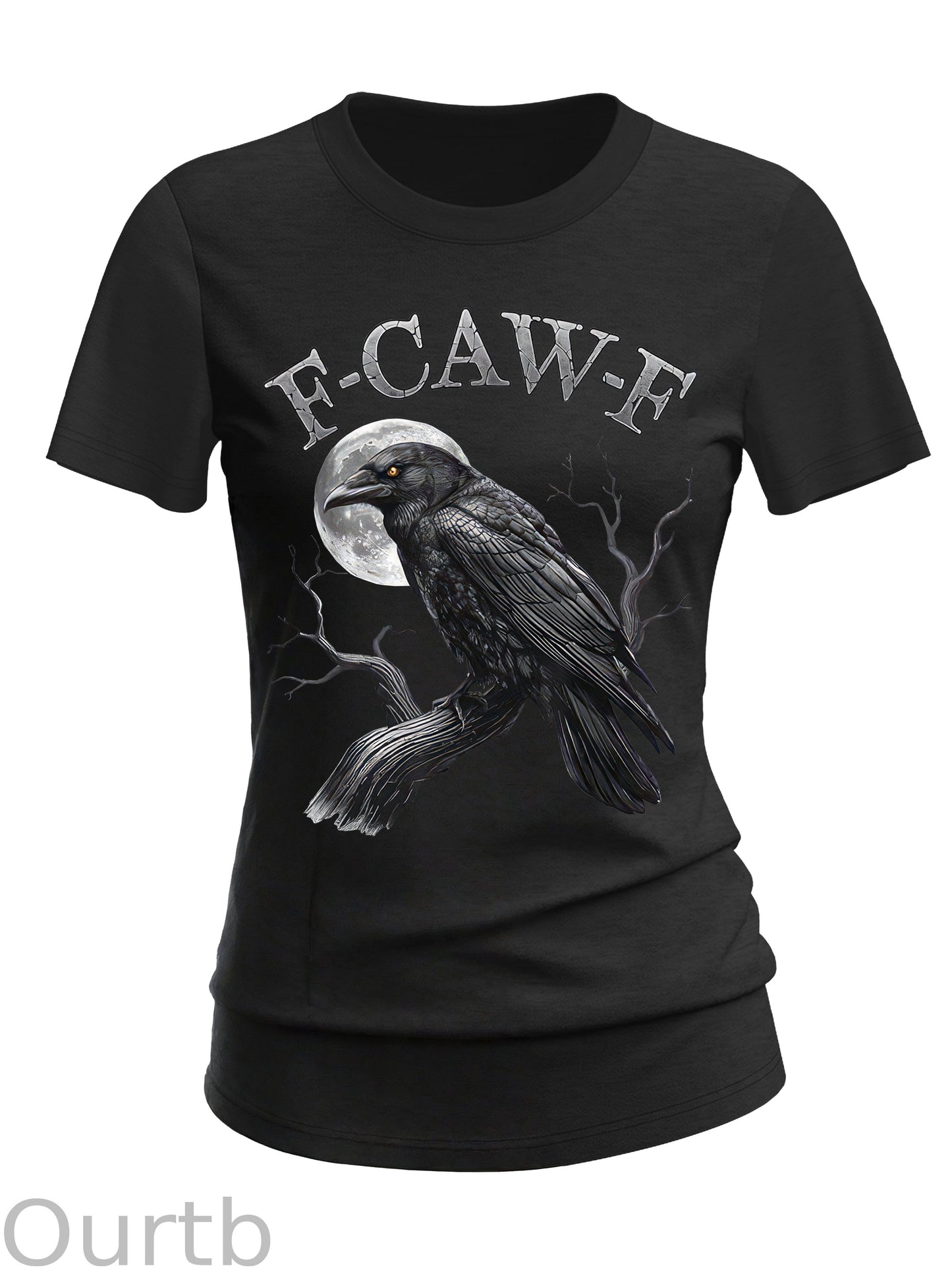 F-Caw-F Crow Cotton Blend T-Shirt