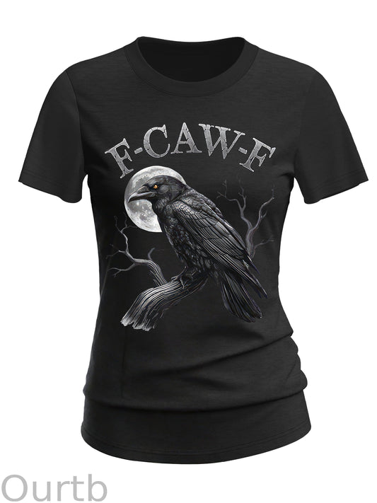 F-Caw-F Crow Cotton Blend T-Shirt