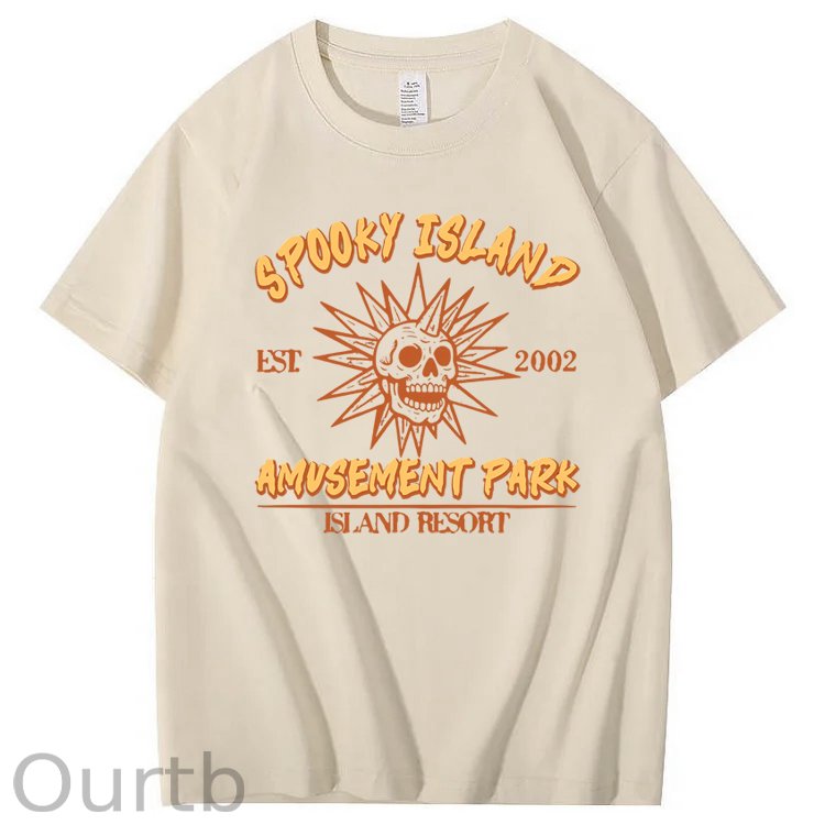 Spooky Island Halloween 100% Cotton T-Shirt