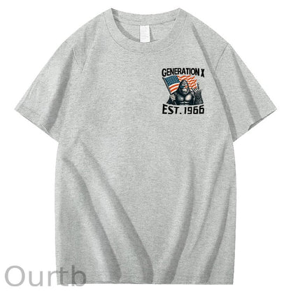 Walk Away I Am A Grumpy Old Man America BigFoot Gen X 100% Cotton T-Shirt