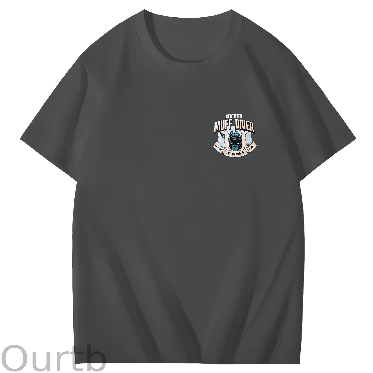 Certified Muff Diver Art Pattern Print T-Shirt