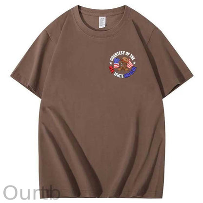 We'll Put A Boot In Your Ass  Pattern Print 100%Cotton T-Shirt