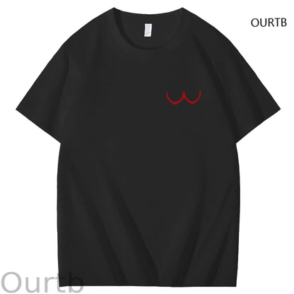 If You Tryna Scare Me I Am Terrified Of Boobs Art Pattern Print T-Shirt