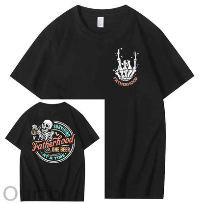 Surviving Fatherhood One Beer At A Time T-Shirt
