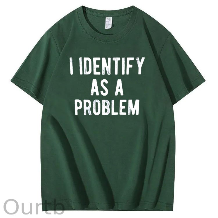 I Identify As A Problem Pattern100% Cotton T-Shirt