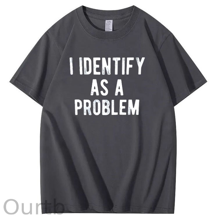 I Identify As A Problem Pattern100% Cotton T-Shirt