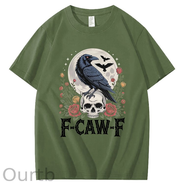 F-Caw-F Crow 100% Cotton T-Shirt