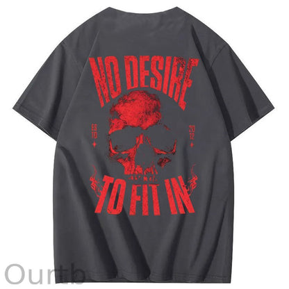 No Desire To Fit In 100% Cotton T-Shirt