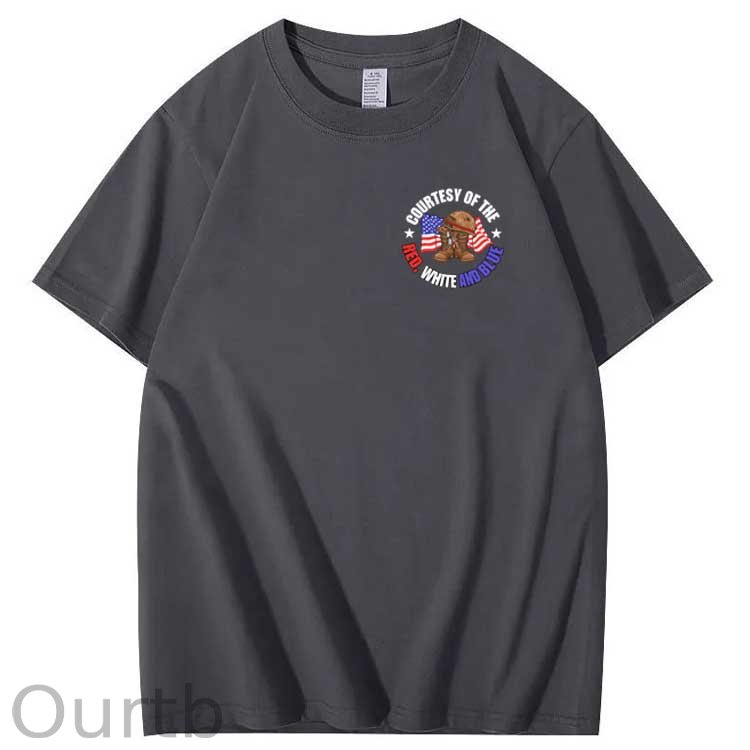 We'll Put A Boot In Your Ass  Pattern Print 100%Cotton T-Shirt