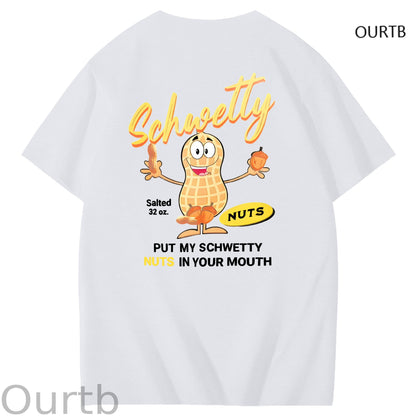 Schwetty Put My Schwetty Nuts In Your Mouth Art Pattern Print T-Shirt
