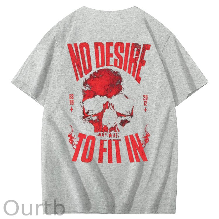 No Desire To Fit In 100% Cotton T-Shirt