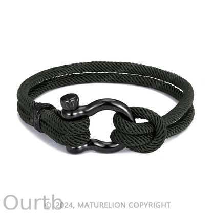 Men's Bracelet Military Camouflage 2 Layer Paracord Braclet