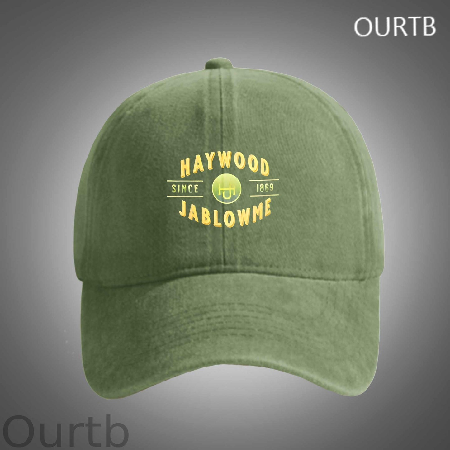 Haywood Jablowme Since 1869 Timber Co Funny Art Print Unisex Distressed Cotton Washed Art Print Hat