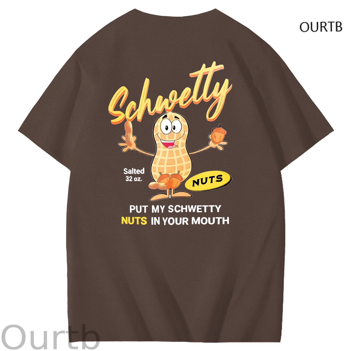 Schwetty Put My Schwetty Nuts In Your Mouth Art Pattern Print T-Shirt